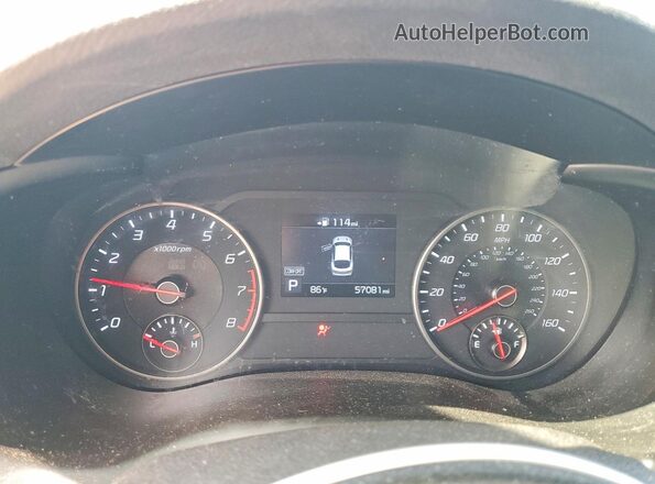KNAE15LA3L6079277 2020 KIA STINGER Black ხელსაწყოთა პანელის ხედი