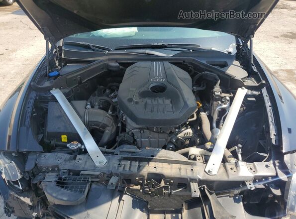 KNAE15LA3L6079277 2020 KIA STINGER Black უკანა სალონის ხედი