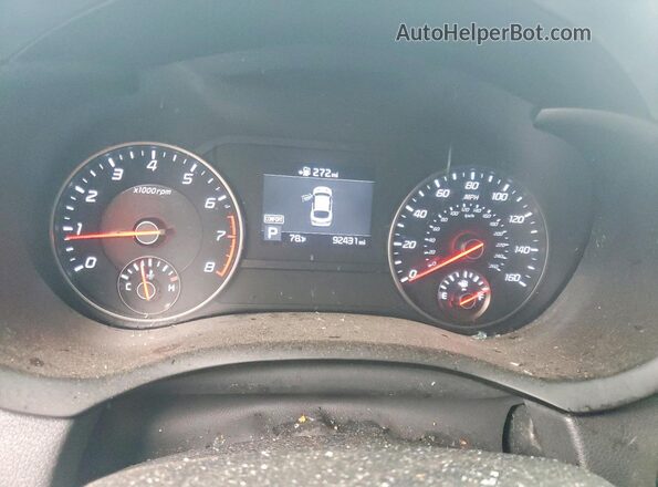 KNAE15LA6M6095488 2021 KIA STINGER Gray ხელსაწყოთა პანელის ხედი