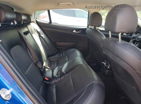 KNAE15LA7K6046524 2019 KIA STINGER Синий Вид задних сидений