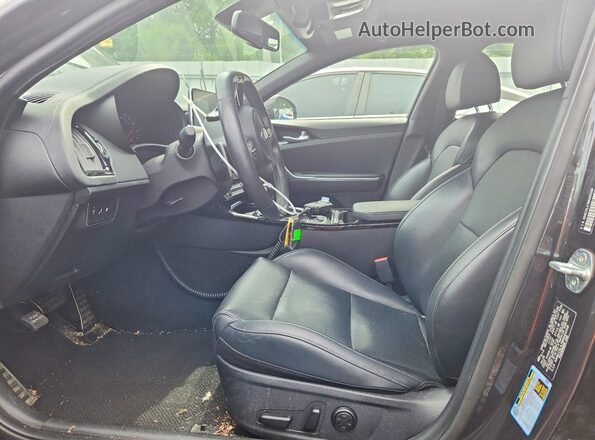 KNAE15LA7M6095208 2021 KIA STINGER Gray Вид салону спереду