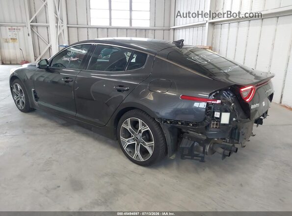 KNAE15LA7M6098058 2021 KIA STINGER Gray Հետևի ձախ