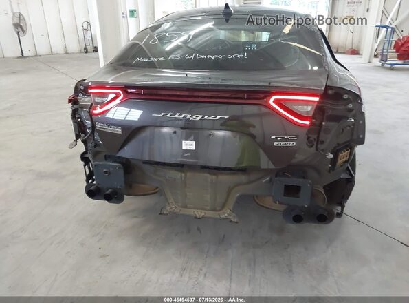 KNAE15LA7M6098058 2021 KIA STINGER Gray 