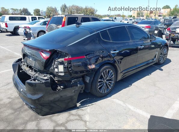 KNAE15LA9K6066581 2019 KIA STINGER Black Задня права чверть