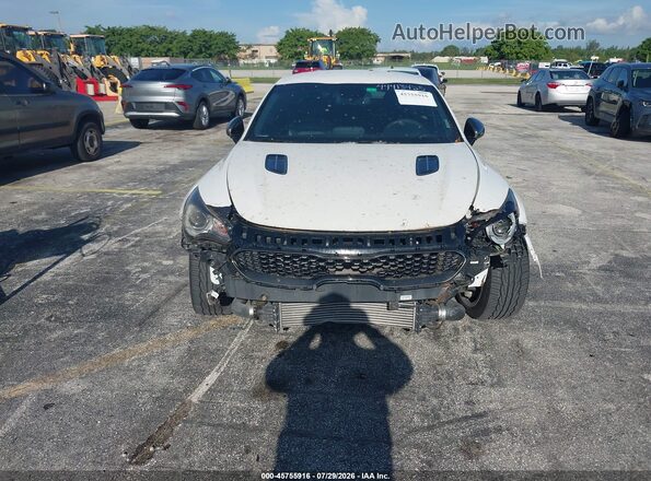KNAE15LAXL6084475 2020 KIA STINGER White Դիմացի տեսք