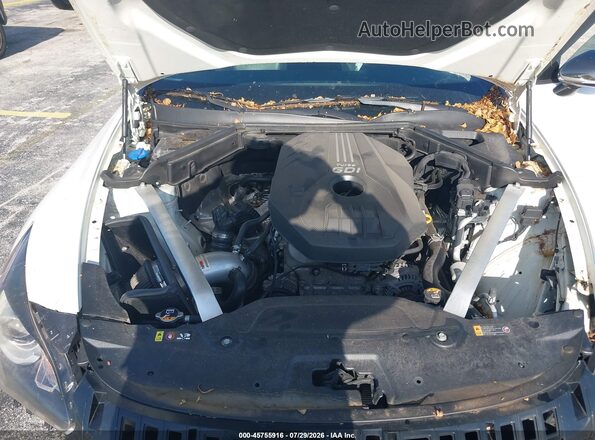 KNAE15LAXL6084475 2020 KIA STINGER White Հետևի տեսք