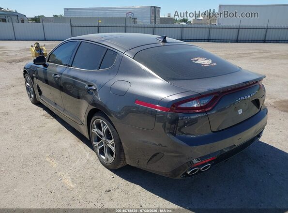 KNAE15LAXM6098250 2021 KIA STINGER Gray Trasero izquierdo