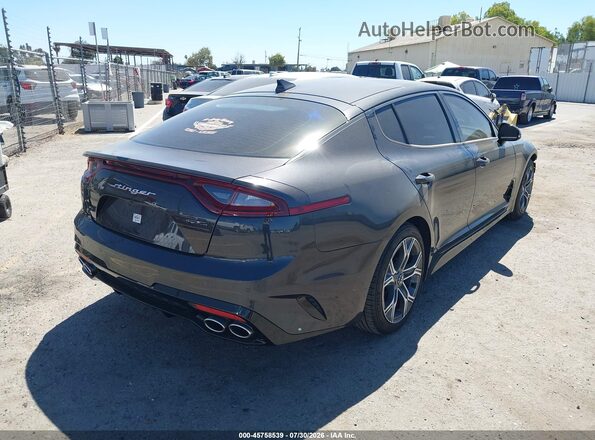 KNAE15LAXM6098250 2021 KIA STINGER Gray Trasero derecho