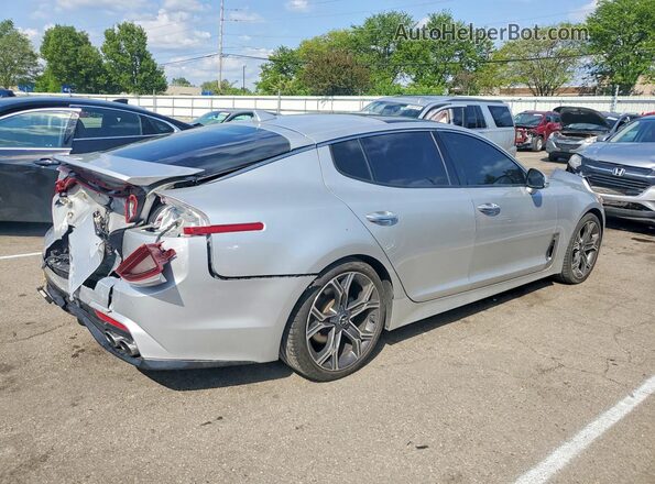 KNAE25LA7J6014751 2018 KIA STINGER Silver Задня права чверть
