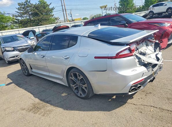 KNAE25LA7J6014751 2018 KIA STINGER Silver Задня ліва чверть