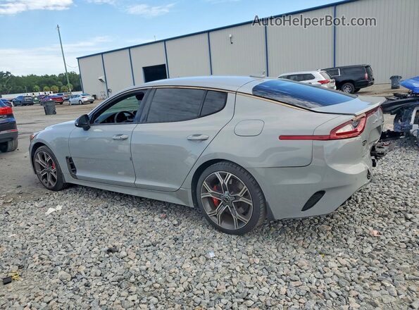 KNAE35LC1M6097810 2021 KIA STINGER Gray Հետևի ձախ
