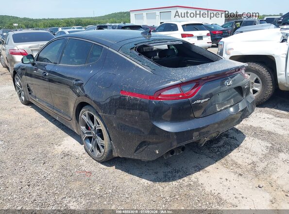 KNAE35LC2K6051352 2019 KIA STINGER Gray Trasero izquierdo