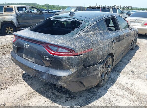 KNAE35LC2K6051352 2019 KIA STINGER Gray Trasero derecho