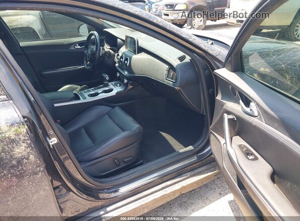 KNAE35LC2K6051352 2019 KIA STINGER Gray Vista interior delantera