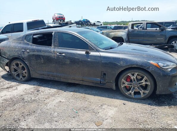 KNAE35LC2K6051352 2019 KIA STINGER Gray Vista interior trasera