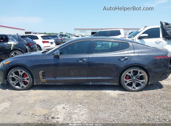 KNAE35LC2K6051352 2019 KIA STINGER Gray Vista interior de 360 grados