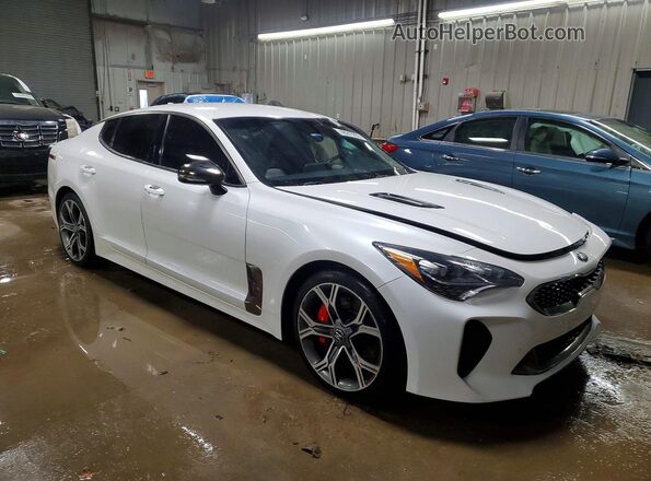 KNAE35LC3L6078383 2020 KIA STINGER White Առջևի աջ