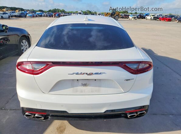 KNAE35LC3L6080313 2020 KIA STINGER White Vista trasera