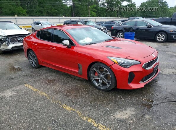 KNAE35LC4K6064880 2019 KIA STINGER Red Передня права чверть