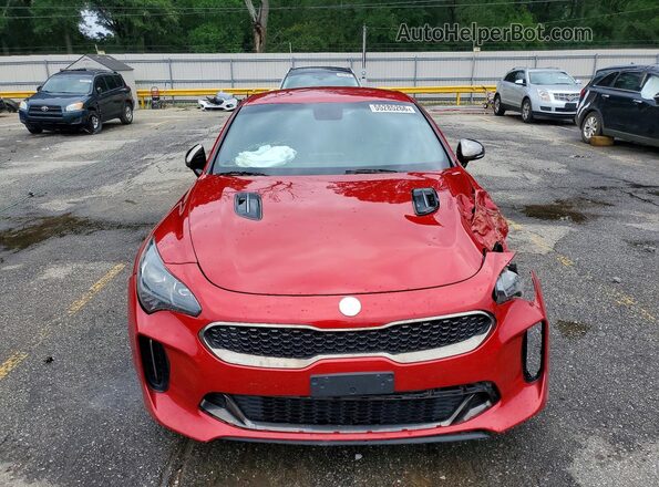 KNAE35LC4K6064880 2019 KIA STINGER Red Вид спереду