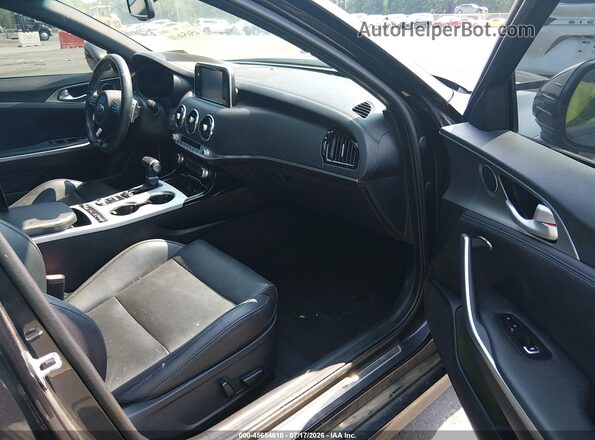 KNAE35LC5K6048669 2019 KIA STINGER Gray Вид салону спереду