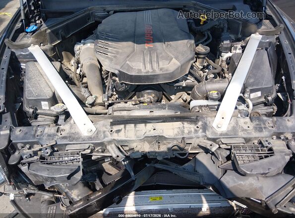 KNAE35LC5K6048669 2019 KIA STINGER Gray Вид ззаду