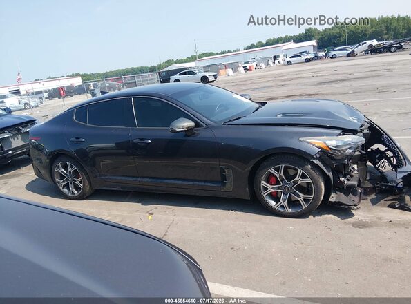 KNAE35LC5K6048669 2019 KIA STINGER Gray Вид задньої частини салону