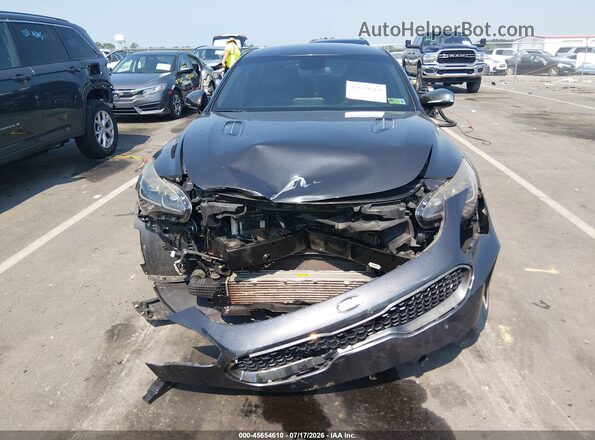KNAE35LC5K6048669 2019 KIA STINGER Gray Вид щитка приладів