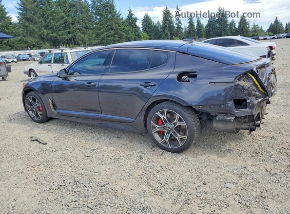 KNAE35LC6K6046462 2019 KIA STINGER Charcoal Задня ліва чверть