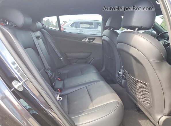 KNAE35LC6K6046462 2019 KIA STINGER Charcoal Вид задніх сидінь