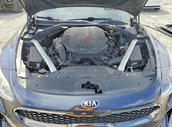 KNAE35LC6K6046462 2019 KIA STINGER Charcoal Вид задньої частини салону