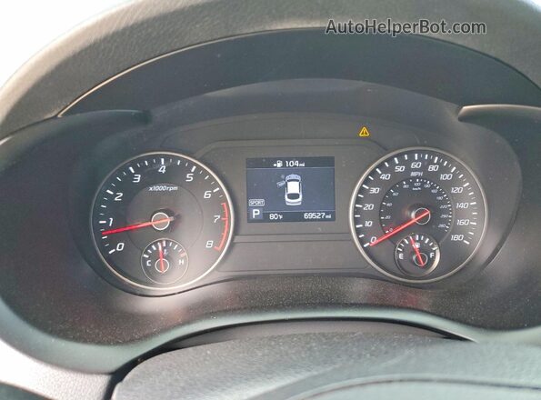 KNAE35LC6K6046462 2019 KIA STINGER Charcoal Вид щитка приладів