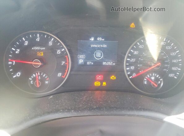 KNAE35LC6L6086560 2020 KIA STINGER Blue Vista del cuadro de instrumentos
