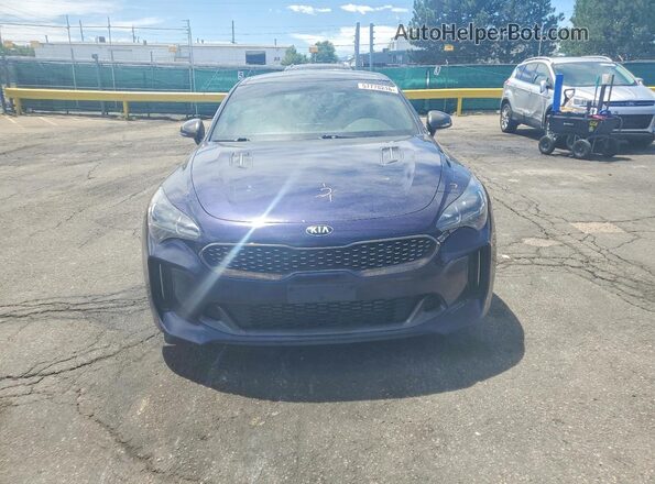 KNAE35LC6L6086560 2020 KIA STINGER Blue Vista frontal
