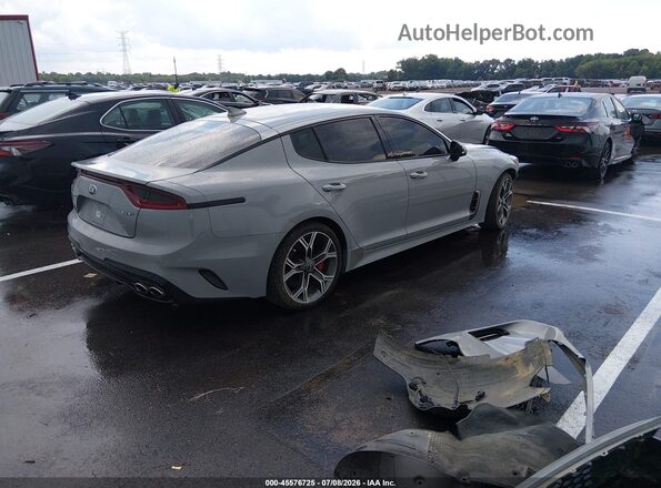 KNAE35LC7J6031905 2018 KIA STINGER Gray Задня ліва чверть