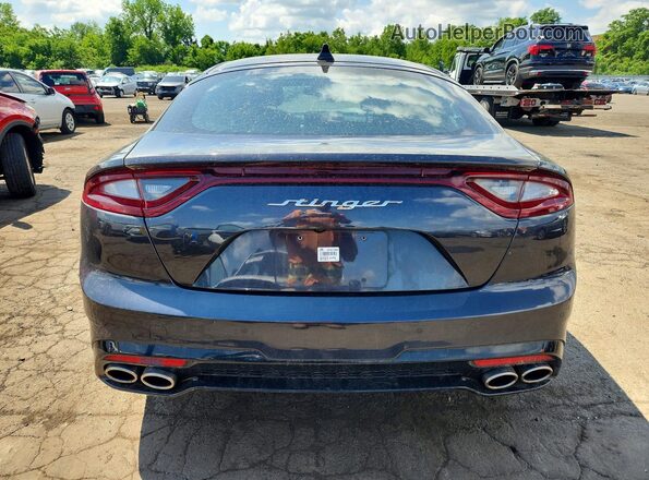 KNAE35LC8K6043725 2019 KIA STINGER Charcoal Вид ззаду