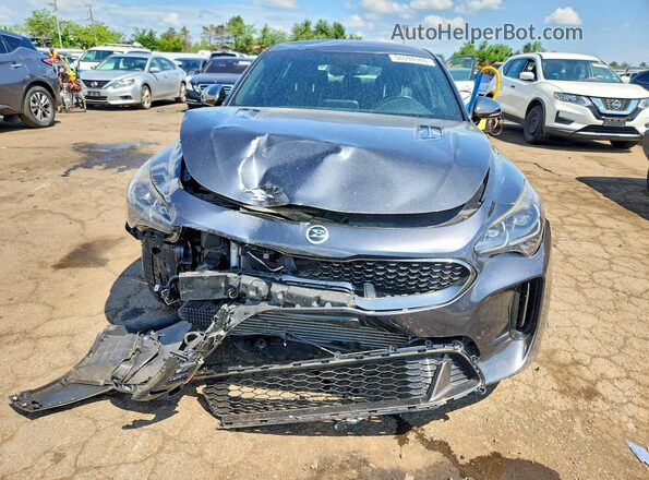 KNAE35LC8K6043725 2019 KIA STINGER Charcoal Вид спереду