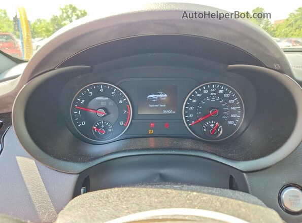 KNAE35LC8K6043725 2019 KIA STINGER Charcoal Вид щитка приладів
