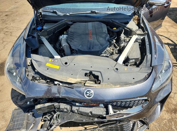 KNAE35LC8K6043725 2019 KIA STINGER Charcoal Вид задньої частини салону