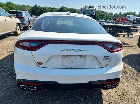 KNAE35LC8L6072207 2020 KIA STINGER White Rear view