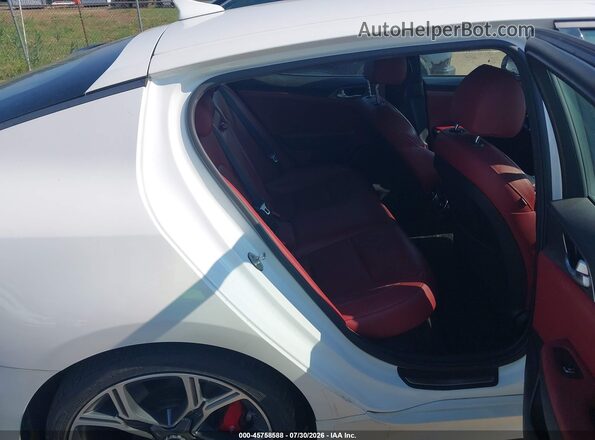 KNAE35LC9L6079232 2020 KIA STINGER White VIN կոդի պիտակի տեսք