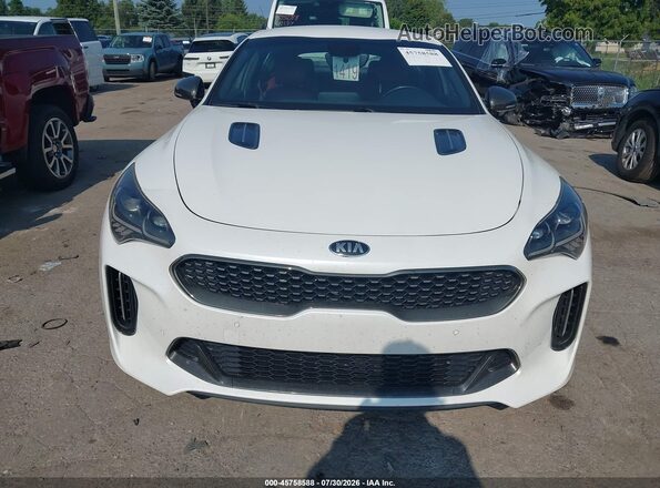 KNAE35LC9L6079232 2020 KIA STINGER White Դիմացի տեսք