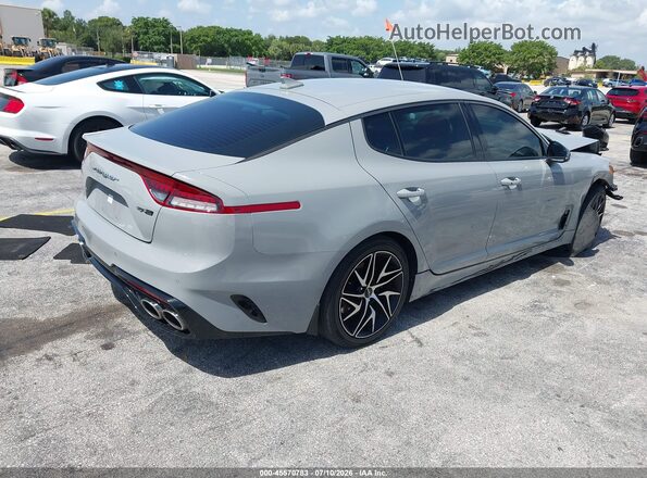 KNAE35LD0N6106409 2022 KIA STINGER Gray Trasero derecho