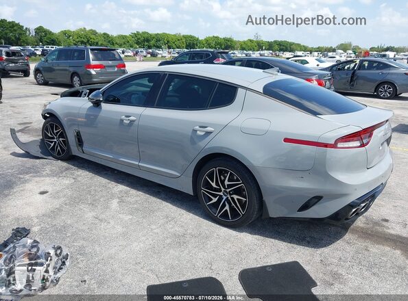 KNAE35LD0N6106409 2022 KIA STINGER Gray Trasero izquierdo