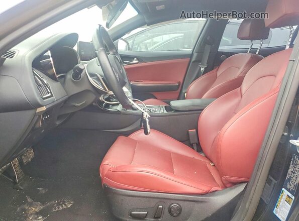 KNAE35LD5P6131440 2023 KIA STINGER Black Вид салону спереду