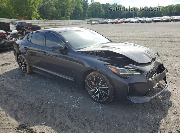 KNAE35LD6P6131267 2023 KIA STINGER Charcoal Передня права чверть