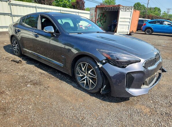 KNAE35LD8N6118730 2022 KIA STINGER Charcoal წინა მარჯვენა
