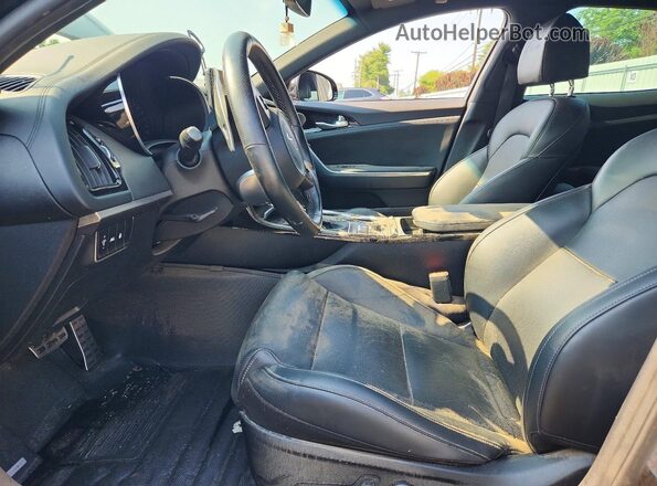 KNAE35LD8N6118730 2022 KIA STINGER Charcoal წინა სალონის ხედი