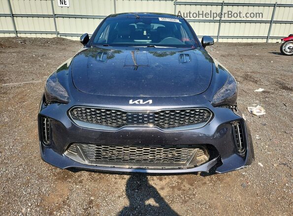 KNAE35LD8N6118730 2022 KIA STINGER Charcoal წინა ხედი