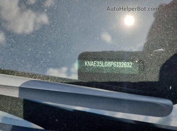 KNAE35LD8P6132632 2023 KIA STINGER Charcoal VIN կոդի պիտակի տեսք